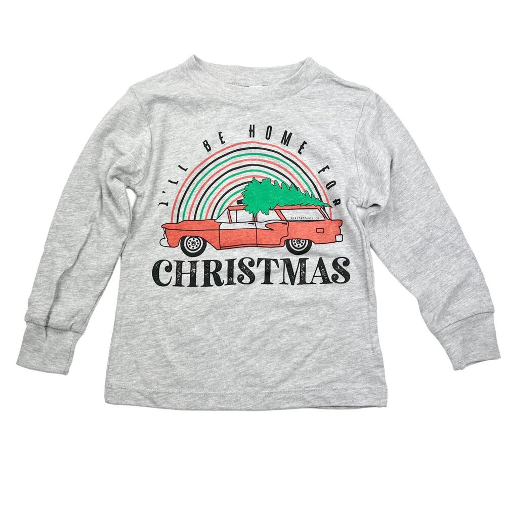 NWOT Rivet Apparel Home For Christmas Tee